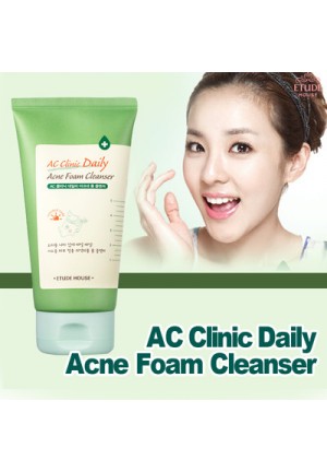ETUDE HOUSE AC Clinic Daily Acne Foam Cleanser